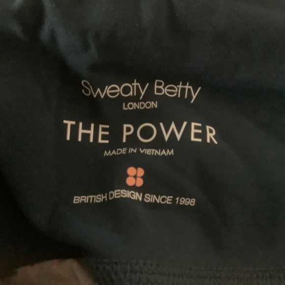 Leggings Women's Navy Orange Star Print Athleisure Sz Small - Picture 3 of 4